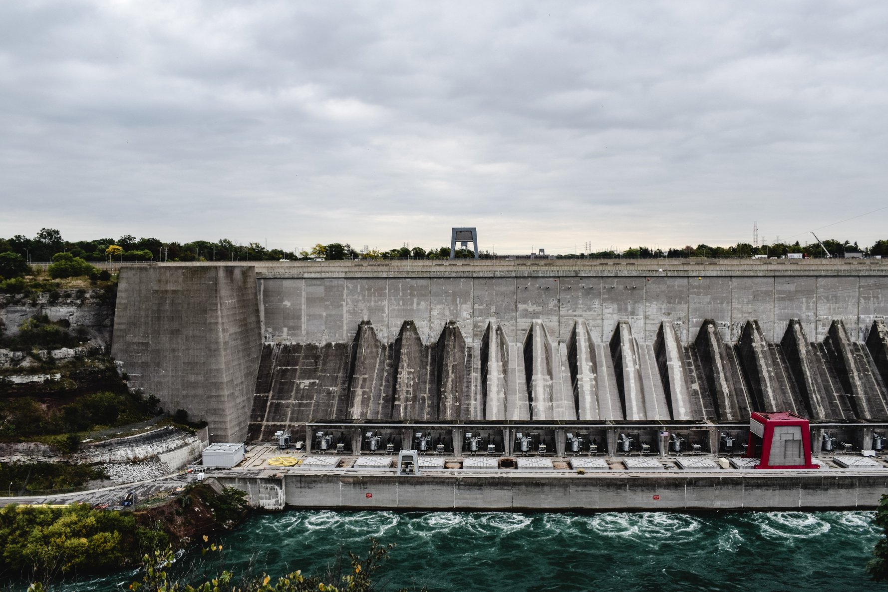 Gray Concrete Bridge over Water